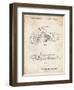 PP1015-Vintage Parchment Robin Motorcycle Patent Poster-Cole Borders-Framed Giclee Print