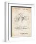 PP1015-Vintage Parchment Robin Motorcycle Patent Poster-Cole Borders-Framed Giclee Print