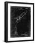 PP1016-Black Grunge Rocket Ship Concept 1963 Patent Poster-Cole Borders-Framed Giclee Print