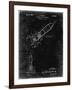 PP1016-Black Grunge Rocket Ship Concept 1963 Patent Poster-Cole Borders-Framed Giclee Print