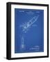 PP1016-Blueprint Rocket Ship Concept 1963 Patent Poster-Cole Borders-Framed Giclee Print