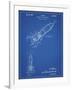 PP1016-Blueprint Rocket Ship Concept 1963 Patent Poster-Cole Borders-Framed Giclee Print