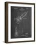 PP1016-Chalkboard Rocket Ship Concept 1963 Patent Poster-Cole Borders-Framed Giclee Print