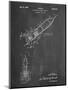 PP1016-Chalkboard Rocket Ship Concept 1963 Patent Poster-Cole Borders-Mounted Giclee Print