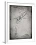 PP1016-Faded Grey Rocket Ship Concept 1963 Patent Poster-Cole Borders-Framed Giclee Print