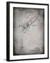 PP1016-Faded Grey Rocket Ship Concept 1963 Patent Poster-Cole Borders-Framed Giclee Print