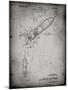 PP1016-Faded Grey Rocket Ship Concept 1963 Patent Poster-Cole Borders-Mounted Giclee Print