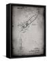 PP1016-Faded Grey Rocket Ship Concept 1963 Patent Poster-Cole Borders-Framed Stretched Canvas