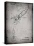 PP1016-Faded Grey Rocket Ship Concept 1963 Patent Poster-Cole Borders-Stretched Canvas