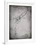 PP1016-Faded Grey Rocket Ship Concept 1963 Patent Poster-Cole Borders-Framed Giclee Print