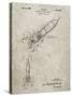 PP1016-Sandstone Rocket Ship Concept 1963 Patent Poster-Cole Borders-Stretched Canvas