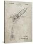 PP1016-Sandstone Rocket Ship Concept 1963 Patent Poster-Cole Borders-Stretched Canvas