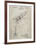 PP1016-Sandstone Rocket Ship Concept 1963 Patent Poster-Cole Borders-Framed Giclee Print