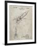 PP1016-Sandstone Rocket Ship Concept 1963 Patent Poster-Cole Borders-Framed Giclee Print