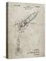 PP1016-Sandstone Rocket Ship Concept 1963 Patent Poster-Cole Borders-Stretched Canvas