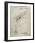 PP1016-Sandstone Rocket Ship Concept 1963 Patent Poster-Cole Borders-Framed Giclee Print