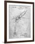 PP1016-Slate Rocket Ship Concept 1963 Patent Poster-Cole Borders-Framed Giclee Print