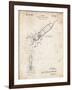 PP1016-Vintage Parchment Rocket Ship Concept 1963 Patent Poster-Cole Borders-Framed Giclee Print