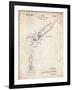 PP1016-Vintage Parchment Rocket Ship Concept 1963 Patent Poster-Cole Borders-Framed Giclee Print