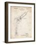 PP1016-Vintage Parchment Rocket Ship Concept 1963 Patent Poster-Cole Borders-Framed Giclee Print