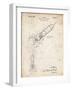 PP1016-Vintage Parchment Rocket Ship Concept 1963 Patent Poster-Cole Borders-Framed Giclee Print