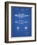 PP1017-Blueprint Rocket Ship Model Patent Poster-Cole Borders-Framed Giclee Print