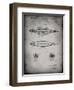 PP1017-Faded Grey Rocket Ship Model Patent Poster-Cole Borders-Framed Giclee Print