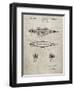 PP1017-Sandstone Rocket Ship Model Patent Poster-Cole Borders-Framed Premium Giclee Print