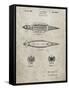 PP1017-Sandstone Rocket Ship Model Patent Poster-Cole Borders-Framed Stretched Canvas