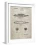 PP1017-Sandstone Rocket Ship Model Patent Poster-Cole Borders-Framed Giclee Print