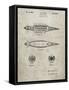 PP1017-Sandstone Rocket Ship Model Patent Poster-Cole Borders-Framed Stretched Canvas