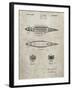 PP1017-Sandstone Rocket Ship Model Patent Poster-Cole Borders-Framed Giclee Print