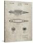 PP1017-Sandstone Rocket Ship Model Patent Poster-Cole Borders-Stretched Canvas