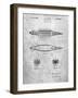PP1017-Slate Rocket Ship Model Patent Poster-Cole Borders-Framed Giclee Print