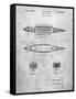 PP1017-Slate Rocket Ship Model Patent Poster-Cole Borders-Framed Stretched Canvas