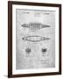 PP1017-Slate Rocket Ship Model Patent Poster-Cole Borders-Framed Giclee Print