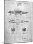 PP1017-Slate Rocket Ship Model Patent Poster-Cole Borders-Mounted Giclee Print