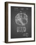 PP1018-Black Grid Rogers Snare Drum Patent Poster-Cole Borders-Framed Giclee Print