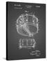 PP1018-Black Grid Rogers Snare Drum Patent Poster-Cole Borders-Stretched Canvas