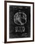 PP1018-Black Grunge Rogers Snare Drum Patent Poster-Cole Borders-Framed Giclee Print