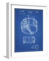 PP1018-Blueprint Rogers Snare Drum Patent Poster-Cole Borders-Framed Giclee Print