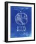 PP1018-Faded Blueprint Rogers Snare Drum Patent Poster-Cole Borders-Framed Giclee Print