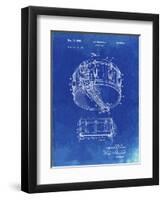 PP1018-Faded Blueprint Rogers Snare Drum Patent Poster-Cole Borders-Framed Premium Giclee Print