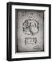 PP1018-Faded Grey Rogers Snare Drum Patent Poster-Cole Borders-Framed Giclee Print