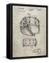 PP1018-Sandstone Rogers Snare Drum Patent Poster-Cole Borders-Framed Stretched Canvas