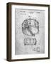 PP1018-Slate Rogers Snare Drum Patent Poster-Cole Borders-Framed Giclee Print