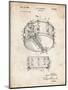 PP1018-Vintage Parchment Rogers Snare Drum Patent Poster-Cole Borders-Mounted Giclee Print