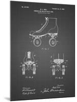 PP1019-Black Grid Roller Skate 1899 Patent Poster-Cole Borders-Mounted Giclee Print