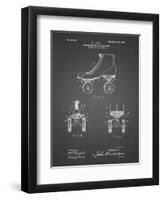 PP1019-Black Grid Roller Skate 1899 Patent Poster-Cole Borders-Framed Premium Giclee Print