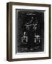 PP1019-Black Grunge Roller Skate 1899 Patent Poster-Cole Borders-Framed Premium Giclee Print